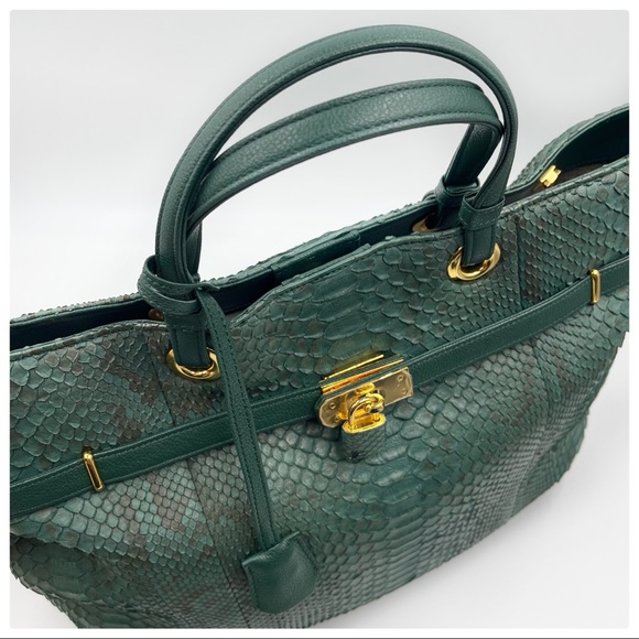 ANKH JET Python skin Shoulder Bag - Picture 4 of 10